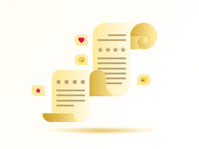 Feedback illustration v. 2.0 design emoji feedback figma gradient illustration rating ui