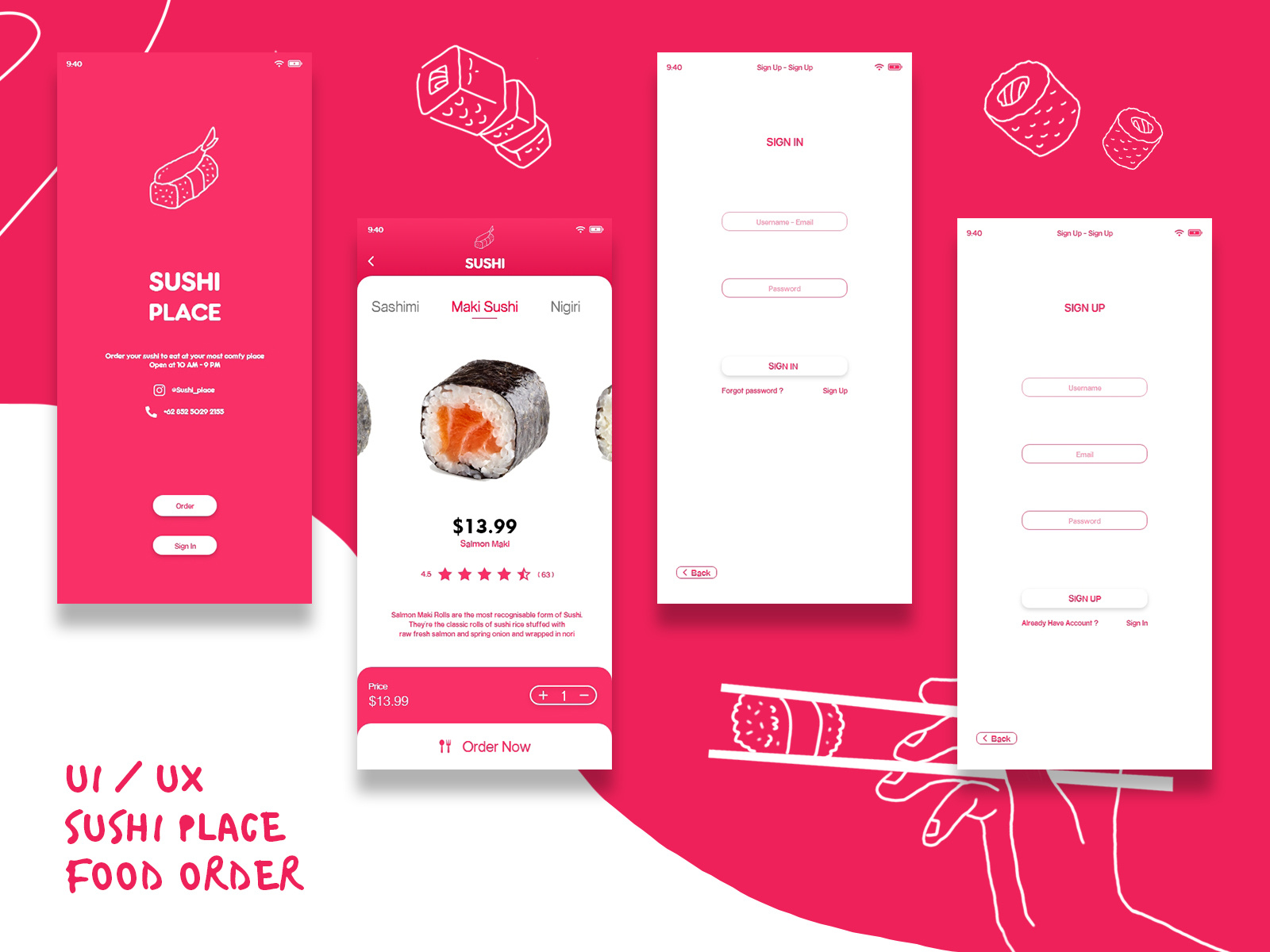 UIUX Suhsi Order by S.God on Dribbble