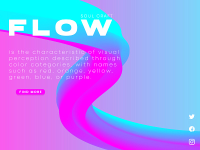 Flow design effect graphic liquid photoshop type typography ui web