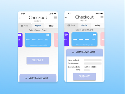 Daily UI #002 Checkout Screen checkout dailyui dailyui 002 dailyuichallenge mobile