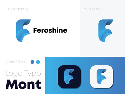 Feroshine Logo Design   Modern Logo   Letter Logo