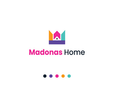 madonas home logo design