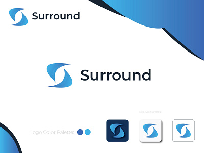 surround logo awesome logo brand brand identity branding branding design clean logo colorful logo company logo logo logo design logodesign modern logo modern s logo professional design professional logo s s letter s letter logo symbol trust logo