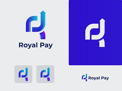 R Letter Logo - Royal pay logo brand brand identity branding clean logo gradient gradient logo graphic design logo design modern modern logo pay pay logo r r letter r letter logo r logo design rlogo royal royal logo royal pay logo