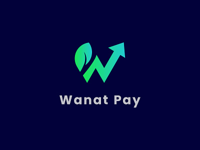 wanat pay logo design