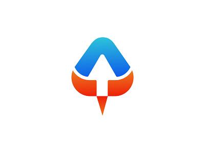 A + Arrow Logo Mark