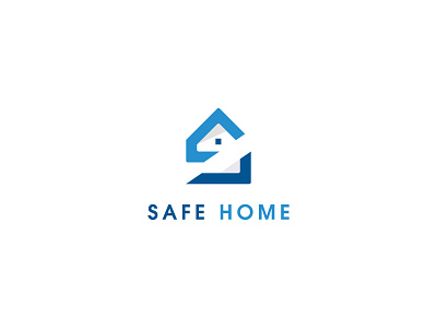 Safe Home Logo - S Letter Logo brand brand identity branding clean logo design graphic design home home logo home logo design logo logo design modern logo s s letter s letter logo s logo s logo design safe home safe home logo safe home logo design