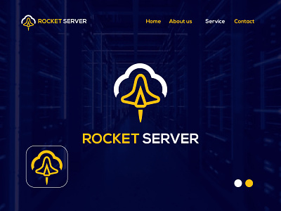Rocket Server Logo Design