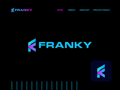 Franky logo design - FRK logo design brand brand identity branding clean logo design f letter logo f logo frk logo frk logo design graphic design k letter logo k logo letter logo logo logo design logo identity logos modern logo r letter logo r logo