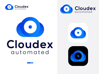 Cloud logo - cloudex automated logo