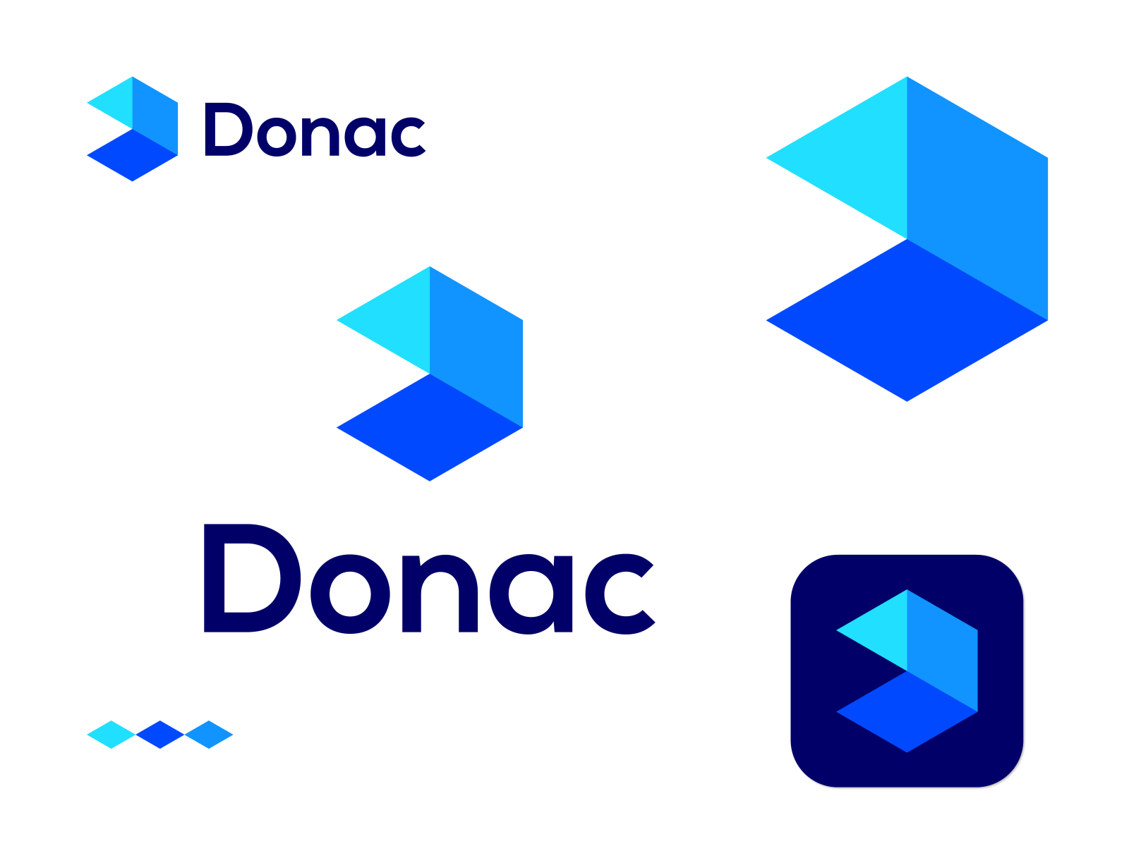 D Letter Logo - Donac Logo by MD Abdul Alim on Dribbble