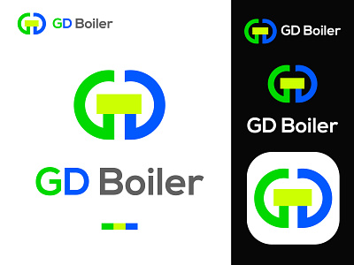 GD Letter Logo - Boiler Logo