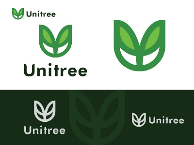 Unitree Logo Design brand brand identity branding design logo logo design modern logo plantation tree tree logo tree logo design tree plantation logo u u letter logo u letter logo design u logos united logo unitree unitree logo unitree logo design