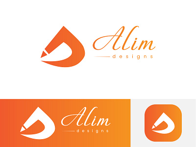 Alim Designs BD - AD Letter Logo Design for my own Company a letter logo alim alim designs logo alim logo alimdesigns alimdesigns logo alimdesignsbd brand brand identity branding company logo d letter logo design designs illustration logo logo design modern logo pen logo wacom pen logo