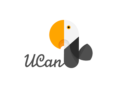 the UCan toucan bird logo toucan ucan