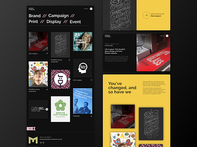 Modern Creatives - #8th in Elementor's top 10 of Sept 2021! adobexd branding design parallex ui ux webdesign website xd