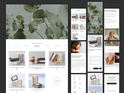 Responsive design for BLOOMY