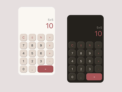 Сalculator calculator daily 100 challenge dailyui dailyuichallenge minimal ui web web design