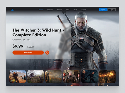 Landing Page daily 100 challenge dailyui dailyuichallenge geralt landing landing page landingpage the witcher ui uidaily003 web web design