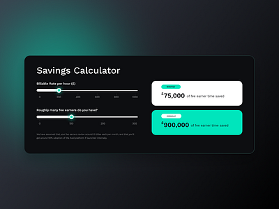 Savings calculator