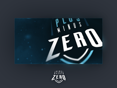 Logo for Plus Minus Zero, an E-sports organization from Sweden apax branding counter strike cs:go csgo gaming ice logo plus minus zero sweden z