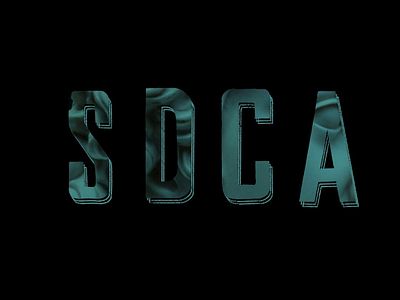 SD x CA concept draw identity lettering logo type