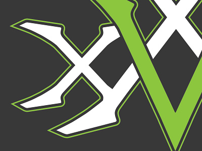 XXXV design illustration logo matthew solis