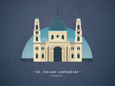 St Stephen's Basilica basilica budapest st istvan basilica building illustration hungary st stephens basilica ststephensbasilica vector illustration