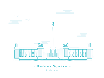 Heroes Square - Vol2 budapest heroes square square