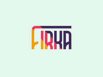 Firka art art club concept firka logo