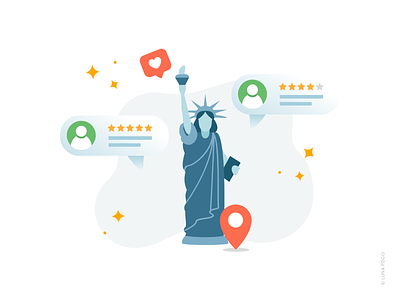 Leave a review 🌟 - Musement Illustrations set cartoon design flat icon illustration illustrator musement pointer review review icon review illustration reviews stars statue of liberty travel ui ui illustration vector vector design vector illustration