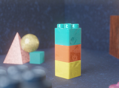LEGO 3d animation color creative design digitalart gif motion motion graphic poster