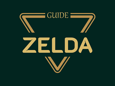 ZELDA GUIDE LOGO CHALLENGE illustrator photoshop zeldaguide