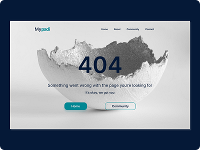 404 Error Page - DailyUI 008