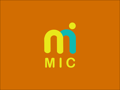 MIC branding design icon logo