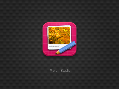 Pink Icon edit icon melon photo pink
