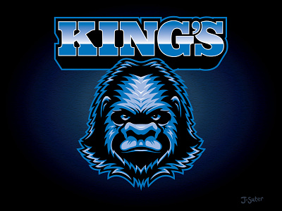 King’s Motorcycle Gear Gorilla Mascot branding design illustration logo macot t shirt design typography vector art vector illustration