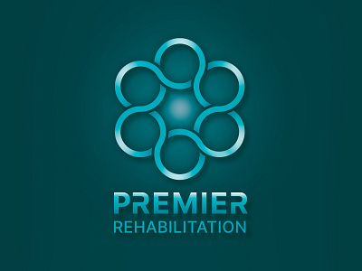 Logo design for Premier Rehabilitation Center. branding logo vector vector art