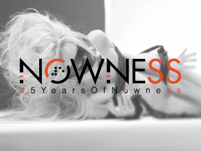 Nowness Logotype Anniversary brand branding design identity logotype
