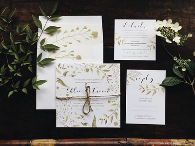 Organic Wedding Suite by Emily Small