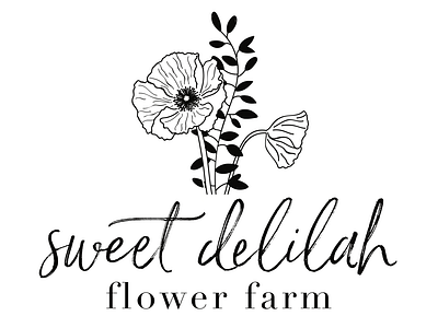 Sweet Delilah Farm Logo by Emily Small