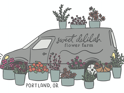 Sweet Delilah Farm Van by Emily Small