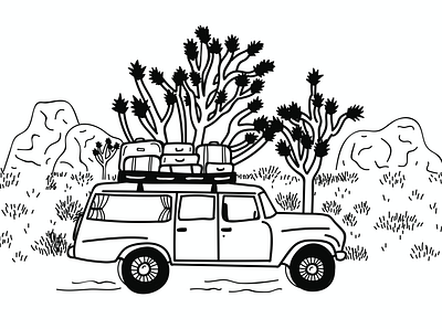 Web Graphics for Briana Morrison by Emily Small california design drawing graphics hand drawn illustration illustrator joshua tree logo travel travel illustration travelling vector vectorart web design web graphic web graphics