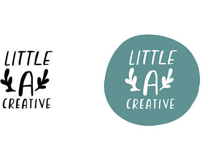 Little A Creative Logo by Emily Small branding branding and identity branding design calligraphy calligraphy logo design drawing hand drawn hand drawn type handlettered handlettering illustration illustrator logo logo design logo type logos vector