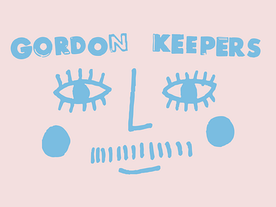 Gordon Keeper's T-Shirt by Emily Small band band merch band merchandise design drawing hand drawn handlettered illustration illustrator logo merchandise merchandise design product design t shirt art t shirt design tshirt vector