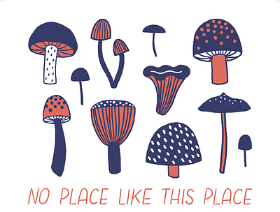 No Place Print by Emily Small illustration
