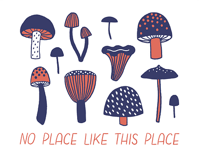 No Place Print by Emily Small