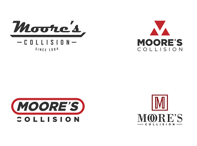 Moore's Collision - Logo Design Options branding design icon logo logodesign minimal vector