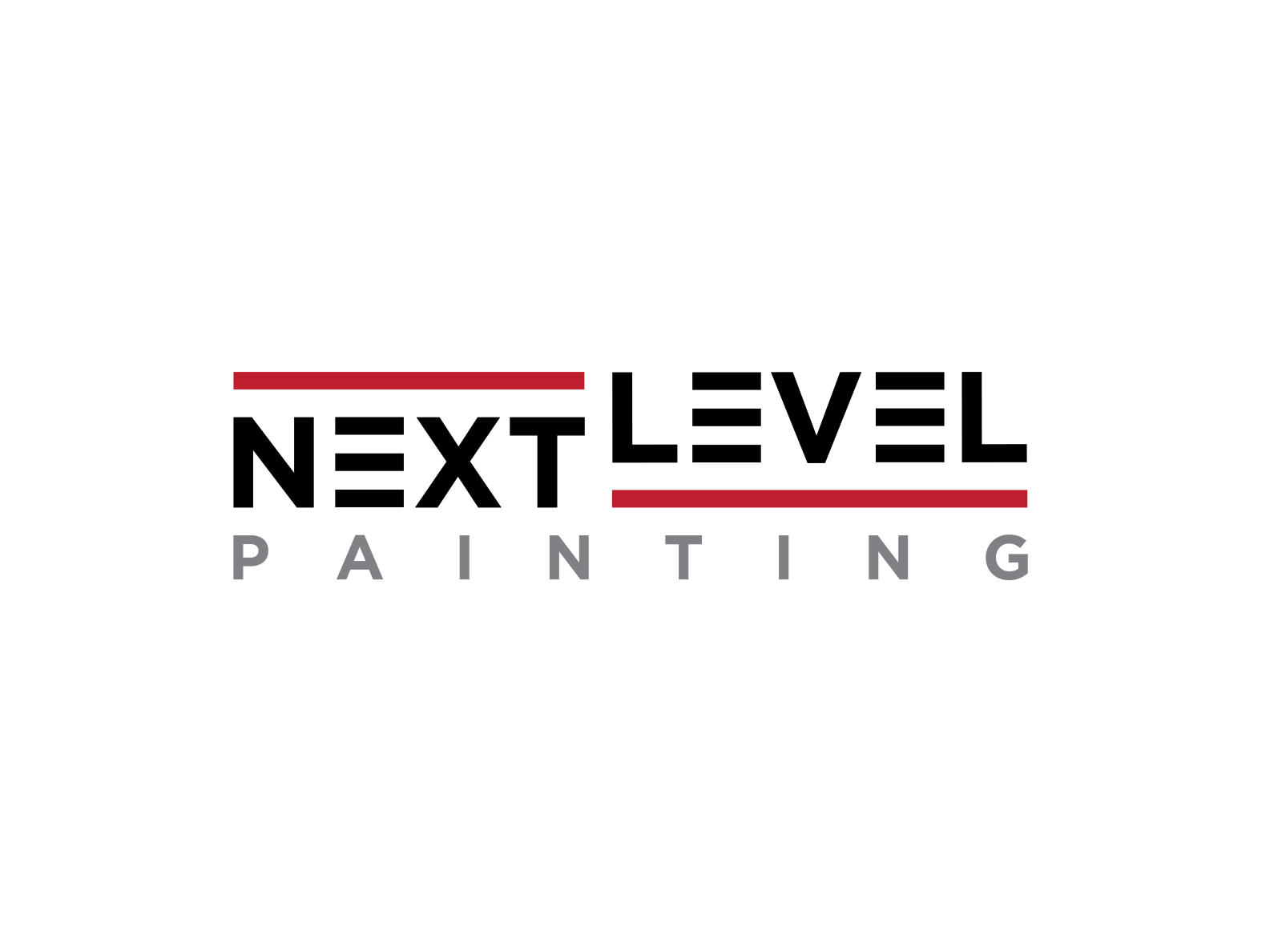 Next Level Painting Logo Design by Kaden Lawrenz on Dribbble