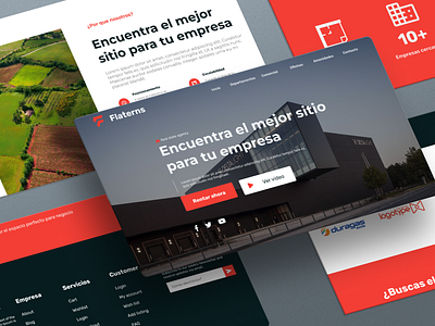 Real State Landing Page branding graphic design ui